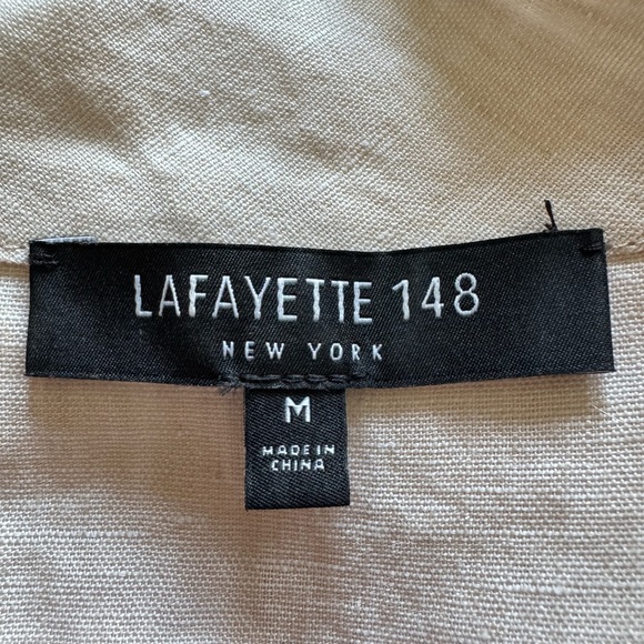 Lafayette 148 button front. Linen shirt. Size
Medium - Picture 5 of 5